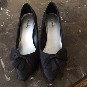 Black Nancy Heels. Size 8.5, by Jacqueline Ferrar